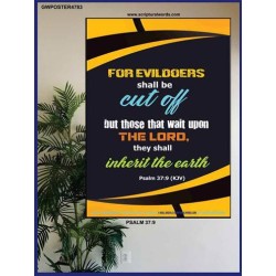 WAIT UPON THE LORD   Inspirational Bible Verse Frame   (GWPOSTER4783)   