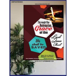 WE SHALL BE SAVED   Inspiration Wall Art Frame   (GWPOSTER4944)   