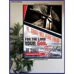 YE SHALL NOT FEAR THEM   Scripture Art Prints   (GWPOSTER5046)   