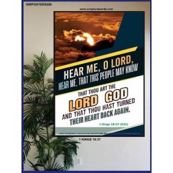 THOU ART THE LORD GOD   Scripture Wooden Framed Signs   (GWPOSTER5208)   