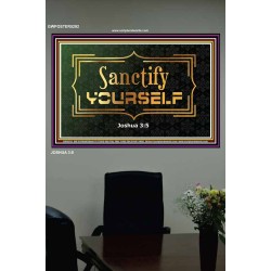 SANCTIFICATION   Contemporary Christian Wall Art Frame   (GWPOSTER5292)   