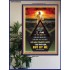 THE WAY THE TRUTH AND THE LIFE   Inspirational Wall Art Wooden Frame   (GWPOSTER5352)   "44X62"