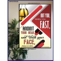 WHEN YOU FAST   Printable Bible Verses to Frame   (GWPOSTER5389)   
