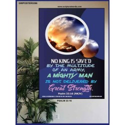A MIGHTY MAN   Large Frame Scriptural Wall Art   (GWPOSTER5396)   