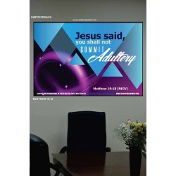 ADULTERY   Scripture Art Wooden Frame   (GWPOSTER5410)   