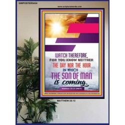 WATCH THEREFORE   Christian Framed Wall Art   (GWPOSTER5434)   