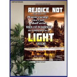 A LIGHT   Scripture Art Acrylic Glass Frame   (GWPOSTER6385)   