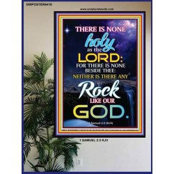 ANY ROCK LIKE OUR GOD   Bible Verse Framed for Home   (GWPOSTER6416)   