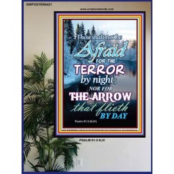 THE TERROR BY NIGHT   Printable Bible Verse to Framed   (GWPOSTER6421)   