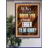 WHO IS GOING TO HARM YOU   Frame Bible Verse   (GWPOSTER6478)   "44X62"