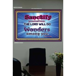 SANCTIFY   Frame Scriptural Wall Art   (GWPOSTER6508)   