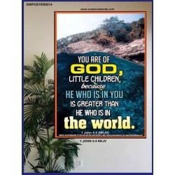 YOU ARE OF GOD   Bible Scriptures on Love frame   (GWPOSTER6514)   