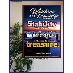 WISDOM AND KNOWLEDGE   Bible Verses    (GWPOSTER6563)   