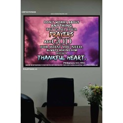 A THANKFUL HEART   Christian Paintings   (GWPOSTER6586)   