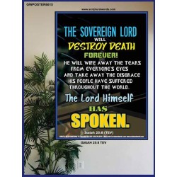THE SOVEREIGN LORD   Framed Office Wall Decoration   (GWPOSTER6615)   
