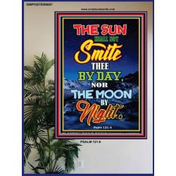 THE SUN SHALL NOT SMITE THEE   Christian Paintings Acrylic Glass Frame   (GWPOSTER6657)   