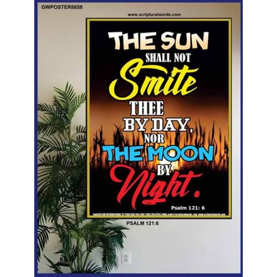 THE SUN SHALL NOT SMITE THEE   Contemporary Christian Art Acrylic Glass Frame   (GWPOSTER6658)   