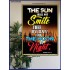 THE SUN SHALL NOT SMITE THEE   Contemporary Christian Art Acrylic Glass Frame   (GWPOSTER6658)   "44X62"