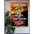 THE SUN SHALL NOT SMITE THEE   Framed Bible Verse   (GWPOSTER6660)   "44X62"