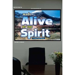 ALIVE BY THE SPIRIT   Framed Guest Room Wall Decoration   (GWPOSTER6736)   