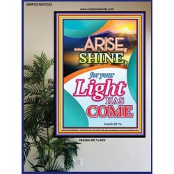 ARISE SHINE   Printable Bible Verse to Framed   (GWPOSTER7242)   