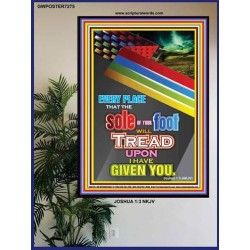 THE SOLE OF YOUR FEET   Christian Framed Art   (GWPOSTER7275)   