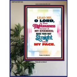 YOUR WAY STRAIGHT   Religious Art Acrylic Glass Frame   (GWPOSTER7355)   