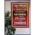 WILL PROCLAIM THY NAME   Framed Interior Wall Decoration   (GWPOSTER7378)   "44X62"