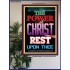 THE POWER OF CHRIST   Christian Frame Wall Art   (GWPOSTER7404)   "44X62"