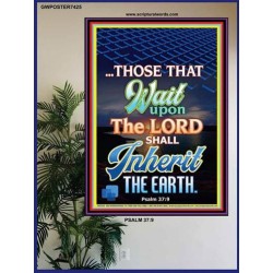 WAIT UPON THE LORD   Bible Verses Frame for Home   (GWPOSTER7425)   