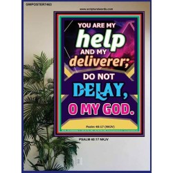 YOU ARE MY HELP   Frame Scriptures Dcor   (GWPOSTER7463)   