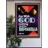 WITH GOD NOTHING SHALL BE IMPOSSIBLE   Frame Bible Verse   (GWPOSTER7564)   "44X62"