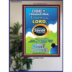 THE VOICE OF THE LORD   Contemporary Christian Poster   (GWPOSTER7574)   