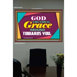ABOUNDING GRACE   Printable Bible Verse to Framed   (GWPOSTER7591)   