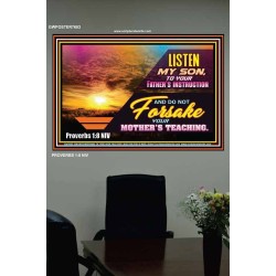 A FATHERS INSTRUCTION   Bible Verses Frames Online   (GWPOSTER7603)   "38x26"