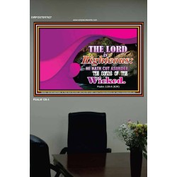 RIGHTEOUS GOD   Bible Verses Framed for Home Online   (GWPOSTER7627)   