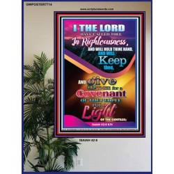 A LIGHT OF THE GENTILES   Framed Bible Verses   (GWPOSTER7714)   