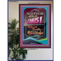 WISDOM AND REVELATION   Bible Verse Framed for Home Online   (GWPOSTER7747)   