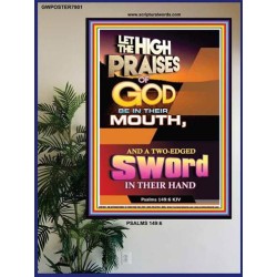 A TWO EDGED SWORD   Modern Christian Wall Dcor Frame   (GWPOSTER7801)   