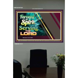 SERVE THE LORD   Christian Quotes Framed   (GWPOSTER7825)   