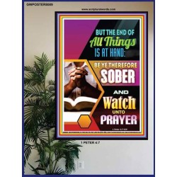 WATCH UNTO PRAYER   Biblical Paintings Acrylic Glass Frame   (GWPOSTER8009)   