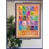 A-Z BIBLE VERSES   Christian Quotes Frame   (GWPOSTER8087)   "44X62"