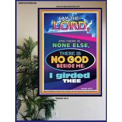 THERE IS NO GOD BESIDE ME   Biblical Art Acrylic Glass Frame    (GWPOSTER8165)   