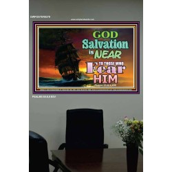 SALVATION IS NEAR   Framed Office Wall Decoration   (GWPOSTER8279)   