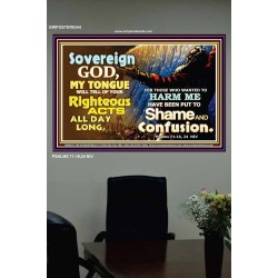 RIGHTEOUS ACTS   Bible Verses Frame Online   (GWPOSTER8344)   
