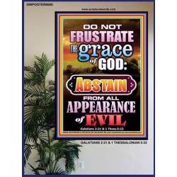 ABSTAIN FROM ALL APPEARANCE OF EVIL   Bible Scriptures on Forgiveness Frame   (GWPOSTER8600)   