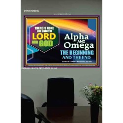 ALPHA AND OMEGA   Christian Quotes Framed   (GWPOSTER8649L)   