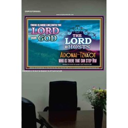 ADONAI TZVA'OT - LORD OF HOSTS   Christian Quotes Frame   (GWPOSTER8650L)   