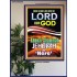 ADONAI JEHOVAH SHAMMAH GOD IS HERE   Framed Hallway Wall Decoration   (GWPOSTER8654)   "44X62"