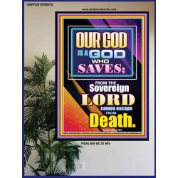 THE SOVREIGN GOD   Christian Paintings Acrylic Glass Frame   (GWPOSTER8670)   
